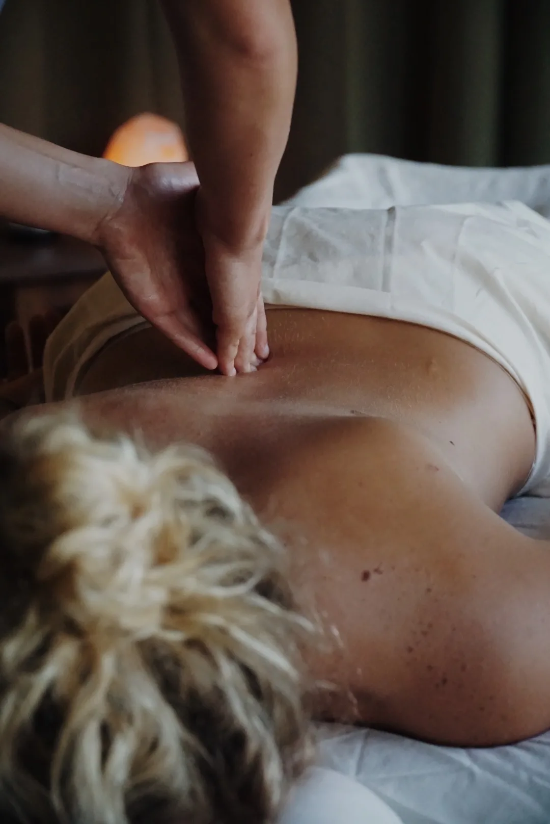 Calm spa interior detail at With Intent